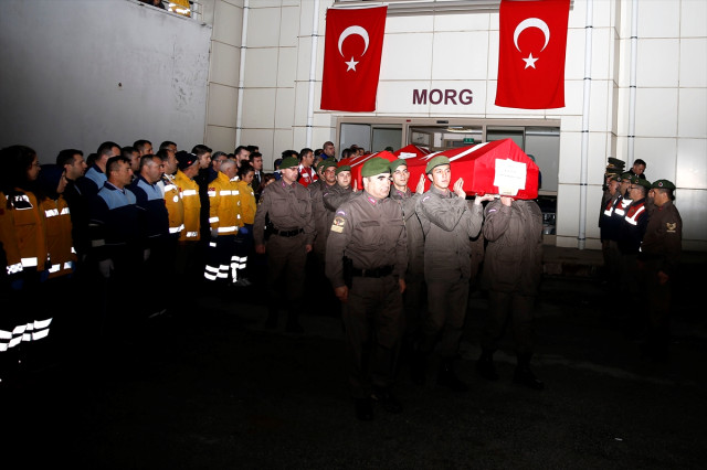 Isparta'da şehit olan iki pilot Konya'ya gönderildi