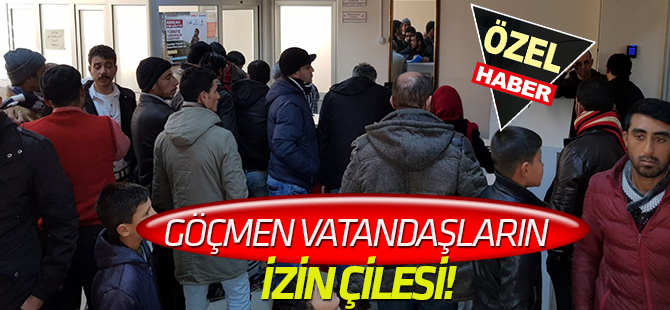 Göçmenlerin izin çilesi