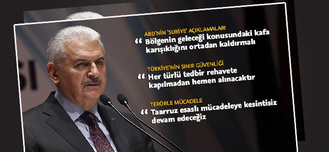 Yıldırım: ABD kafa karışıklığını ortadan kaldırmalı