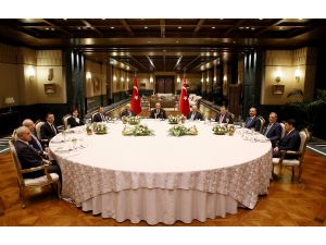 Erdoğan yasama, yürütme ve yargı organlarının temsilcileriyle buluştu