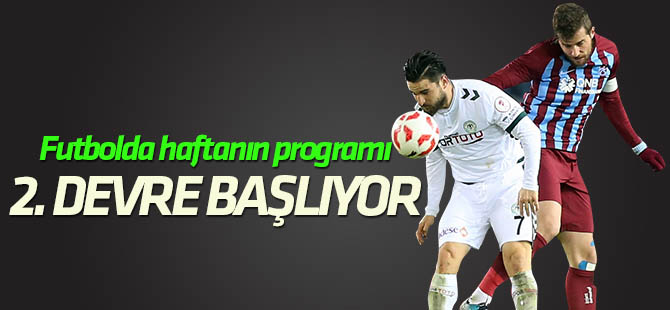 Futbolda haftanın programı