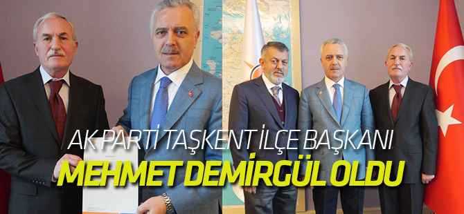 AK Parti Taşkent İlçe Başkanı belli oldu