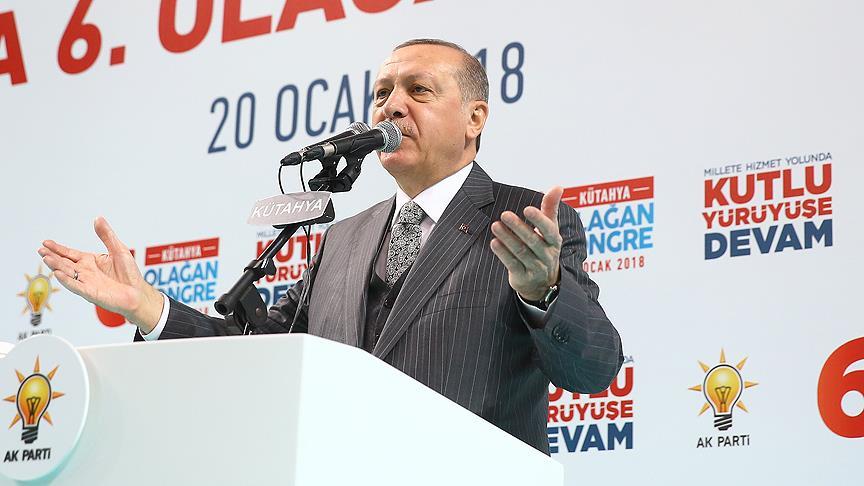 Cumhurbaşkanı Erdoğan: Afrin operasyonu sahada fiilen başlamıştır