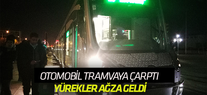 Konya’da tramvayla hafif ticari araç çarpıştı: 3 yaralı