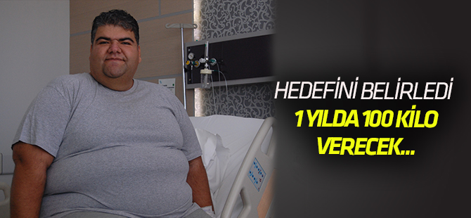 1 yılda 100 kilo verecek