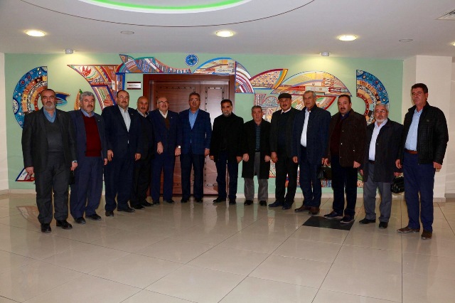Muhtarlar Başkan Hançerli’yi Ziyaret Etti