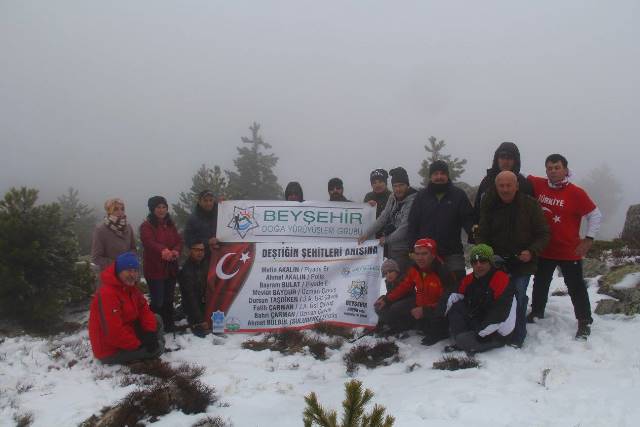 Doğaseverlerden en anlamlı tırmanış