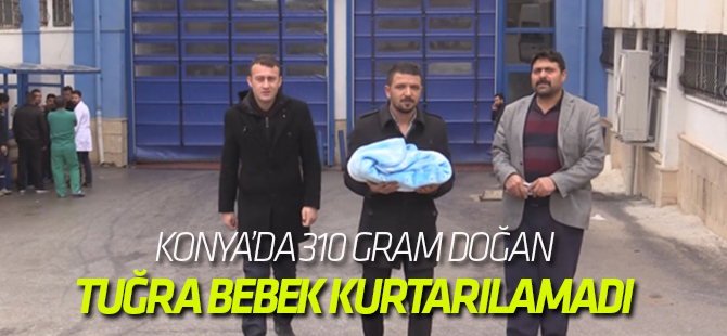 310 gram doğan Tuğra bebek kurtarılamadı