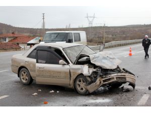 Kütahya'da trafik kazası: 1 ölü, 3 yaralı