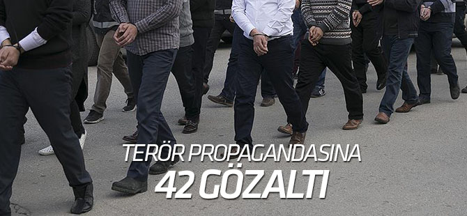 Terör propagandasına 23 gözaltı