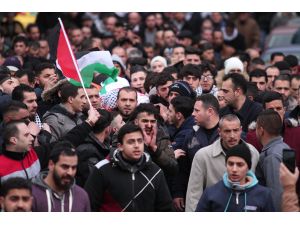 İsrail hapishanesinde ölen Filistinlinin cenaze töreni