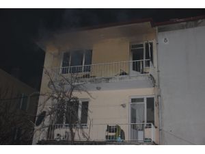 Konya'da ev yangını
