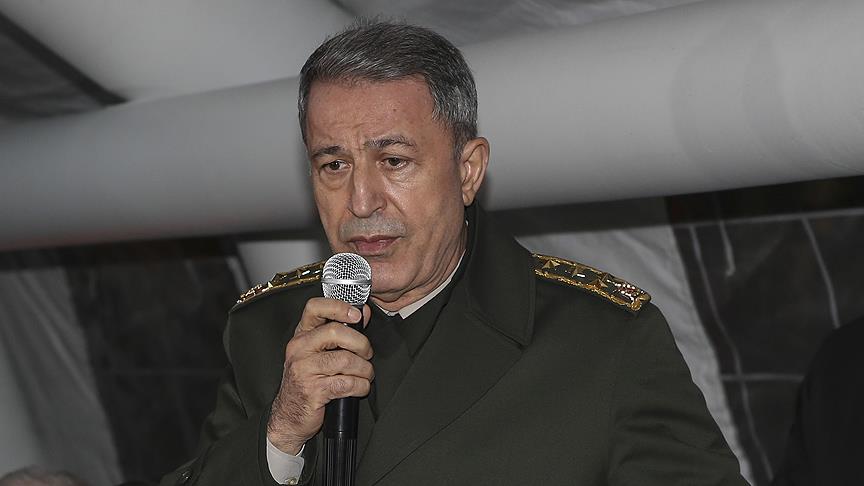 Genekurmay Başkanı Akar'dan şehit ailesine taziye ziyareti