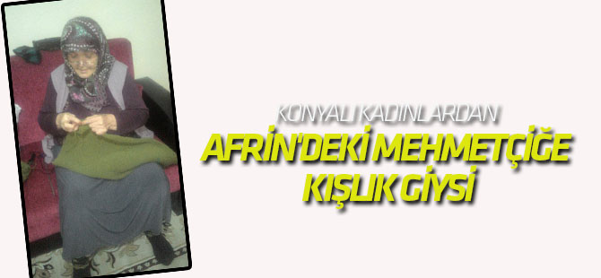 Kadınlardan Afrin'deki Mehmetçiğe El Emeği Kışlık Giysi
