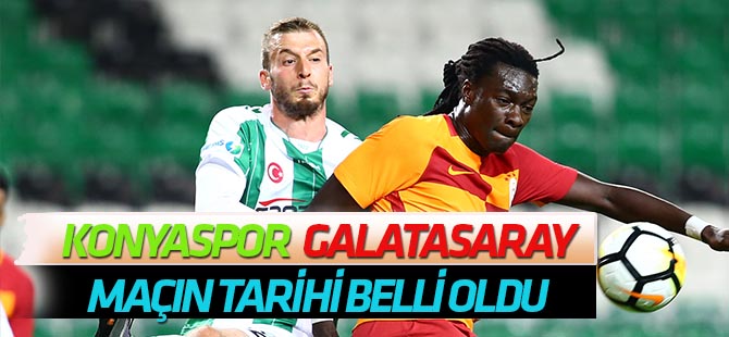 Ziraat Türkiye Kupası! Atiker Konyaspor-Galatasaray maçı 1 Şubat'ta
