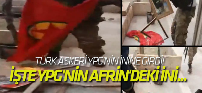Teröristler kaçtı, Türk askeri YPG'nin inine girdi!