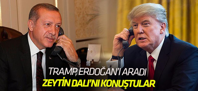 Cumhurbaşkanı Erdoğan ile ABD Başkanı Trump telefonda görüştü