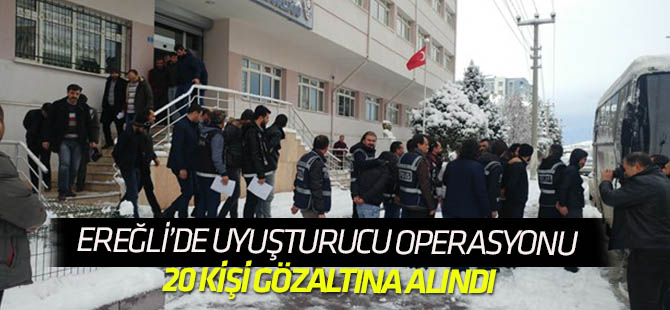 Konya'da uyuşturucu operasyonu