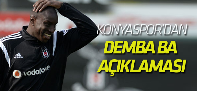 Konyaspor'dan Demba Ba açıklaması