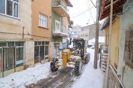 Hadim’de Kar Temizleme Çalışmaları
