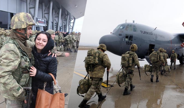 200 komando dualarla Afrin'e uğurlandı!