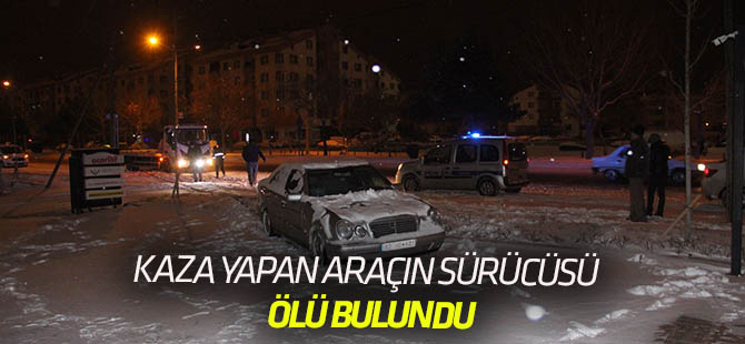 Konya'da kaza yapan otomobilin sürücüsü ölü bulundu