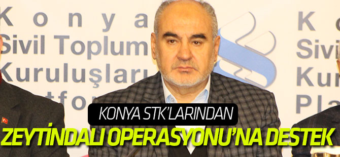 Konya STK'larından Afrin operasyonuna tam destek
