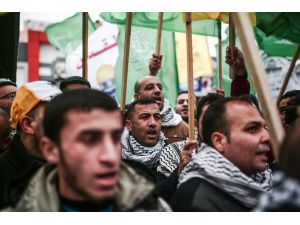 Gazze'de "ABD'nin kararları" protesto edildi