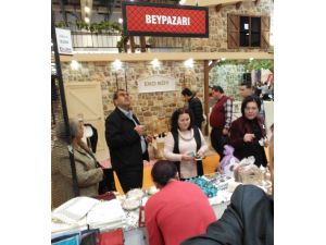 Beypazarı EMITT Fuarı'na el sanatlarıyla katıldı