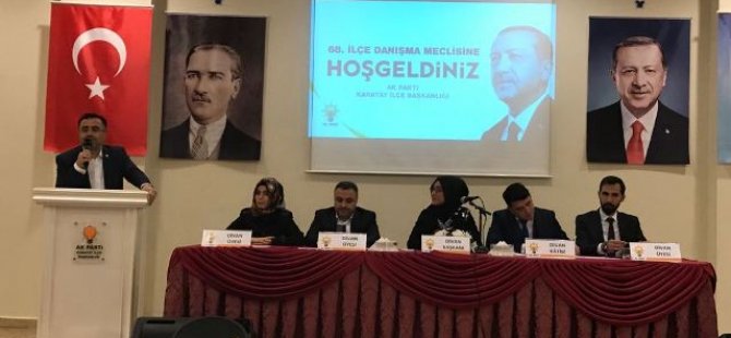 AK Parti Karatay 68. Danışma Meclisi toplantısını gerçekleştirdi