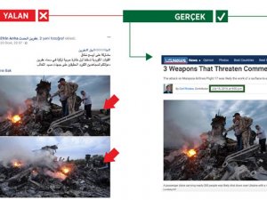 PKK'lılar Ukrayna'da düşürülen uçaktan Afrin yalanı üretti