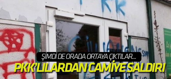 PKK’lılardan camiye saldırı: Türklere mesaj...
