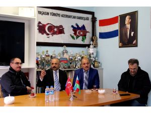 Hollanda'da saldırıya uğrayan derneğe Başkonsolosluktan ziyaret