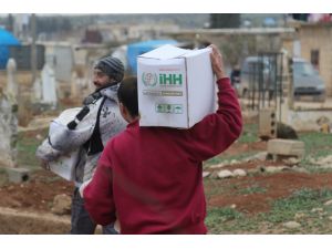 İHH’den Burseya Dağı’ndaki Suriyelilere yardım