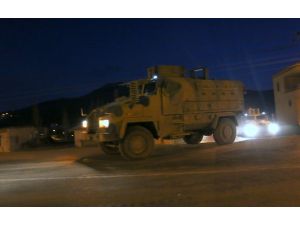 Suriye sınırına askeri sevkiyat