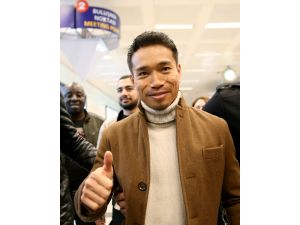 Nagatomo, Galatasaray için İstanbul'a geldi
