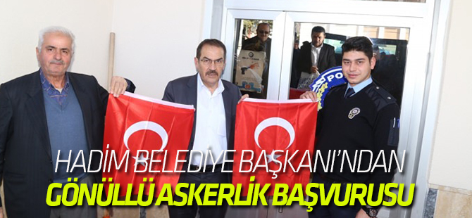 Belediye Başkanından Gönüllü Askerlik Başvurusu