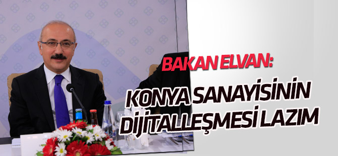 Bakan Elvan Konya'da konuştu