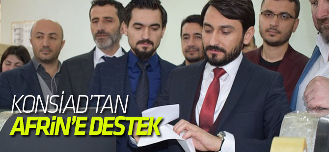 KONSİAD’dan Afrin’e destek