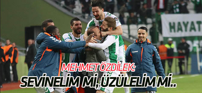 Mehmet Özdilek'ten maç değerlendirmesi