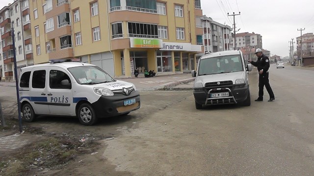 Kulu’da trafik uygulamaları devam ediyor