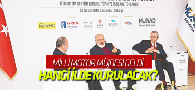Milli motor müjdesi