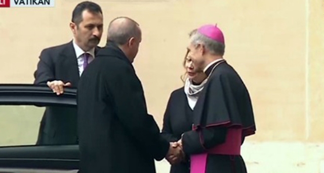 Cumhurbaşkanı Erdoğan Vatikan'da!
