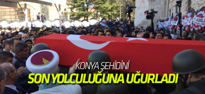 Konya Şehidini Son Yolculuğuna Binler Uğurladı