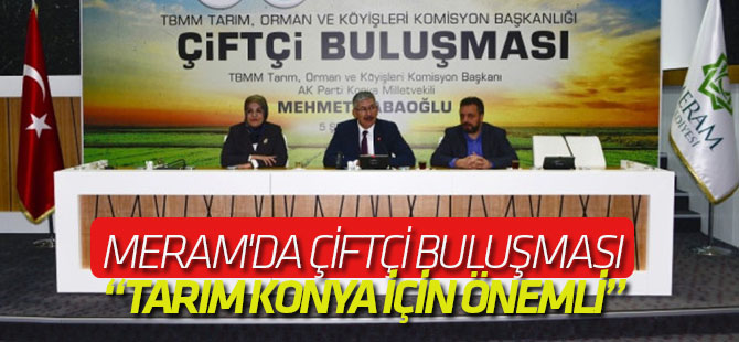 Meram'da Çiftçi Buluşması