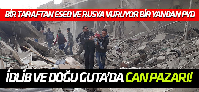 Esed rejiminden Doğu Guta'ya hava saldırıları: 51 ölü