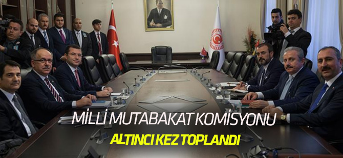 Milli Mutabakat Komisyonu altıncı kez toplandı