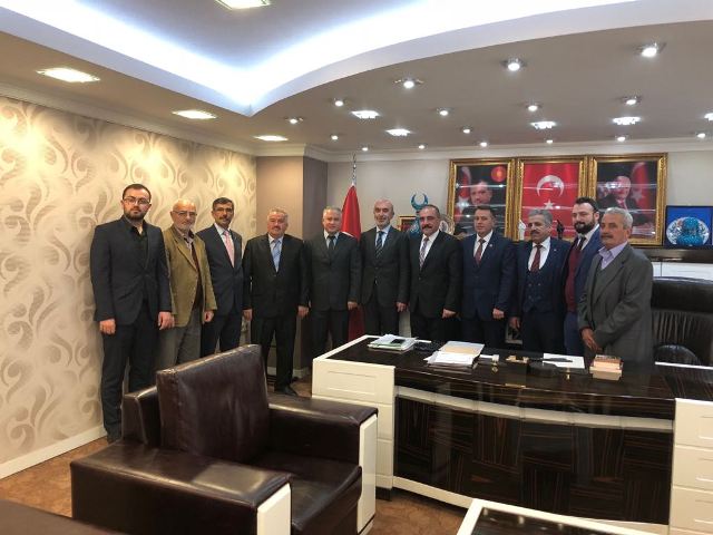 Ak Parti ve Muhtarlar Derneğinden İl Başkanı Angı’ya Ziyaret