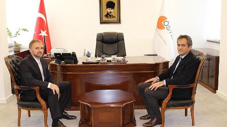 ÖSYM Başkanı Özer'e Boşnakça sınavı için teşekkür ziyareti