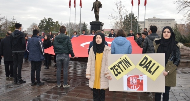 Öğrencilerden Afrin operasyonuna destek